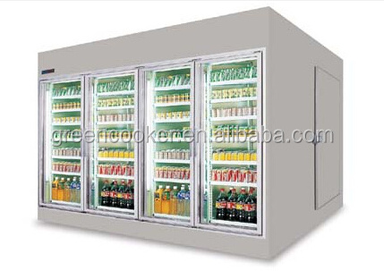 large capacity walk in refrigerator showcase/hot sale fridge