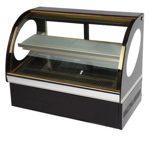 countertop cake showcase 900mm cake display fridge CE counter top cake cooler showcase