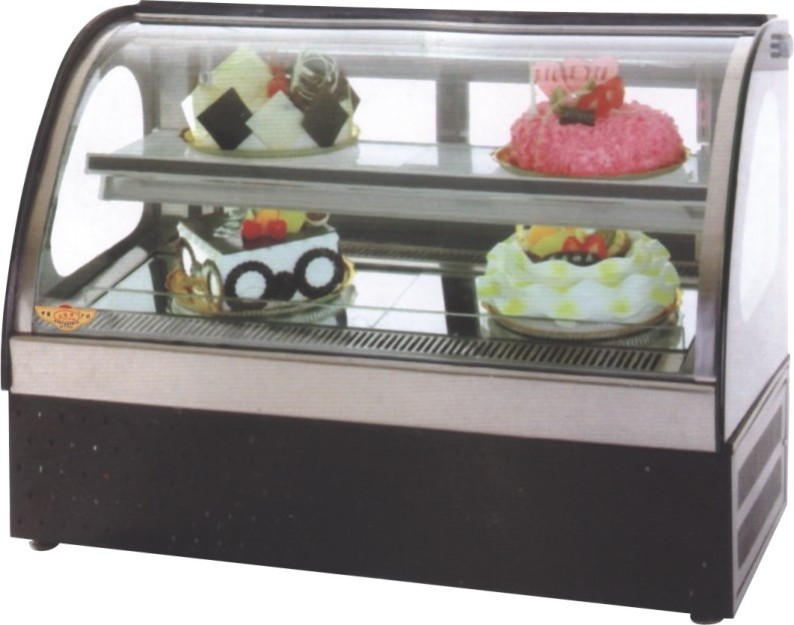 countertop cake showcase 900mm cake display fridge CE counter top cake cooler showcase