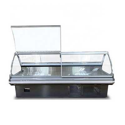 Butcher Meat Shop Deli Case Refrigerators Equipment Supermarket Deli Fridge Food Freezer Display Cabinet