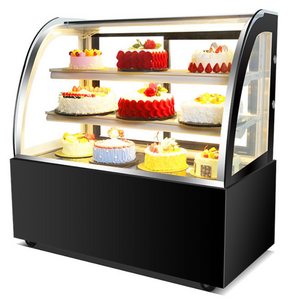 Single-temperature Ce Candy Desert Chocolate Cabinet Refrigerator Showcase Bakery Cake Bread Glass Display Cooler