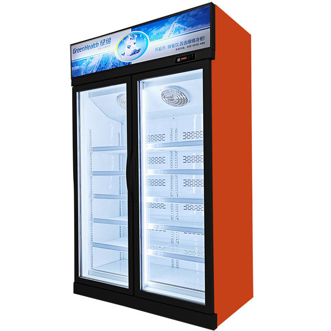 Hypermarket Refrigerator and Freezer Equipment / Display Refrigerator Showcase Standing Freezer