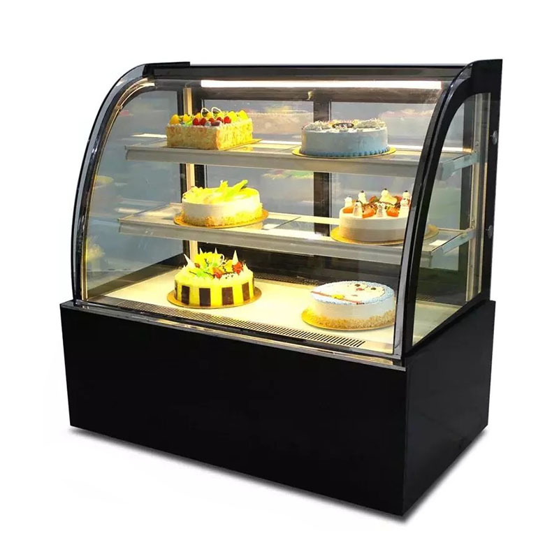 Single-temperature Ce Candy Desert Chocolate Cabinet Refrigerator Showcase Bakery Cake Bread Glass Display Cooler