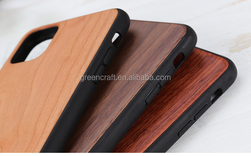 Luxury Custom Natural Colorful Mobile Cell Bulk Wood Phone Cases TPU for iphone 15 Case