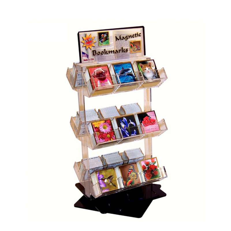 Bevis Customizable Wood gift card  Display Rack Factory for Supermarket And Mall