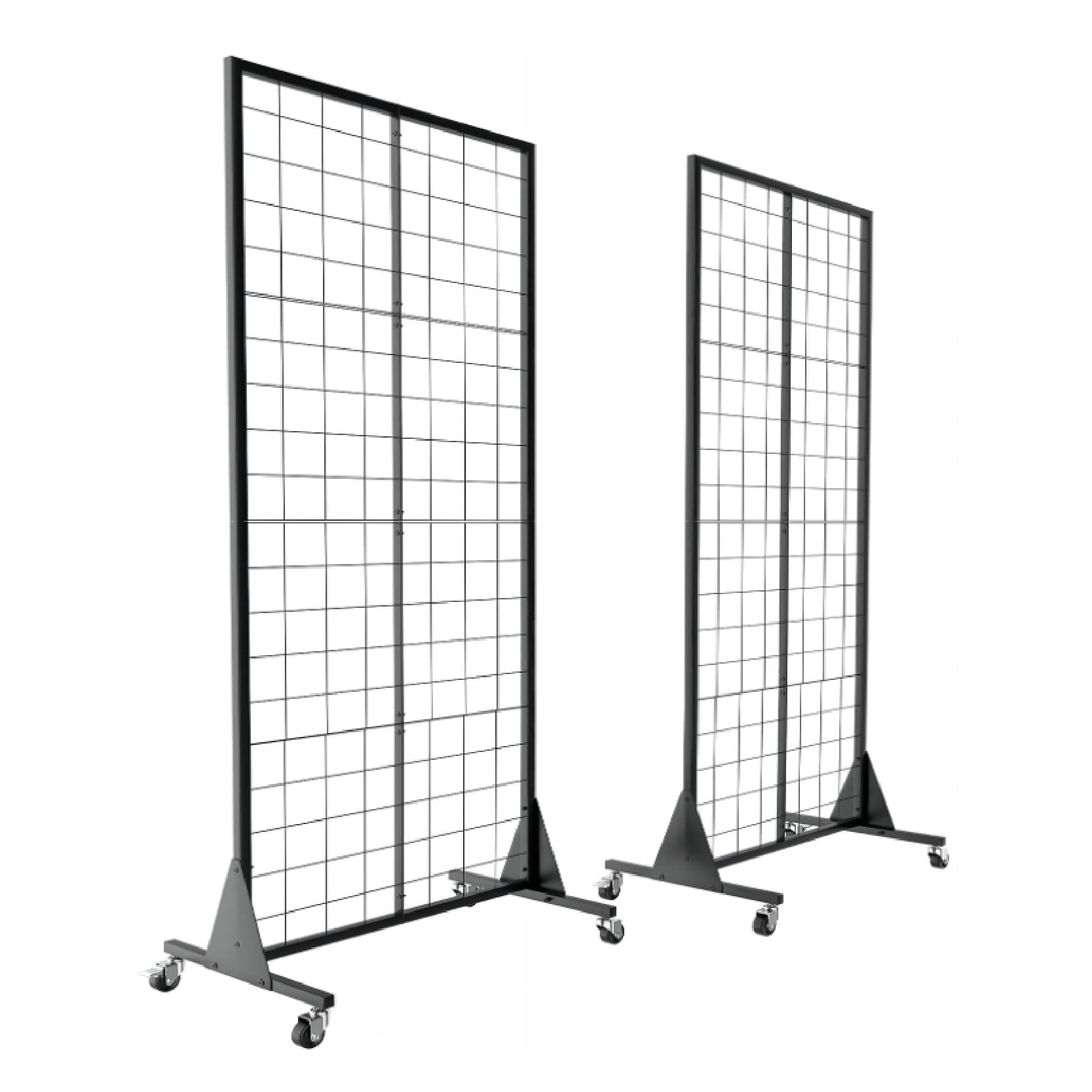 Gridwall Panel Display Stand Heavy Movable Floor standing Grid Wall Panels Retail Display Rack Craft Show Wire Grid Wall