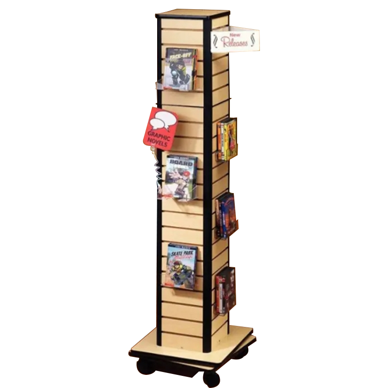 Bevis Customizable Wood gift card  Display Rack Factory for Supermarket And Mall