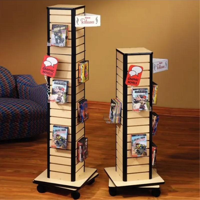 Bevis Customizable Wood gift card  Display Rack Factory for Supermarket And Mall