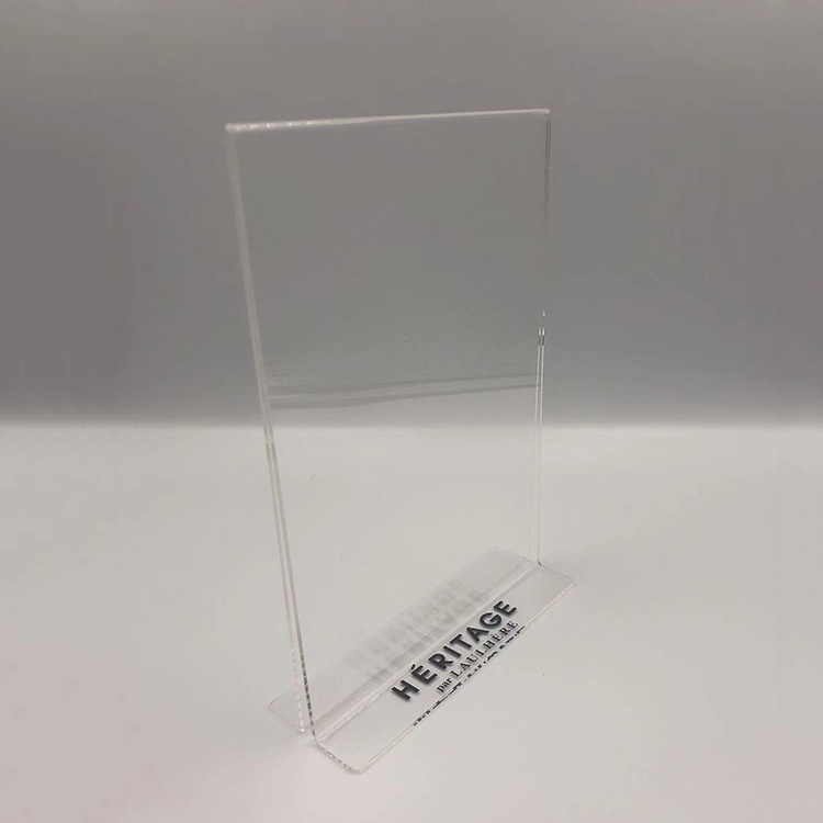 Hot Selling Restaurant Countertop Acrylic Menu Holder Display Stand With Magnets