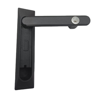 Professional Manufacture Zinc Alloy Leather-grain Swing Lock Window Handle