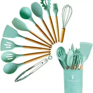 Silicone Kitchen Utensils Accessories Home 12 Pieces In 1 Set Kitchen Gadgets Tools