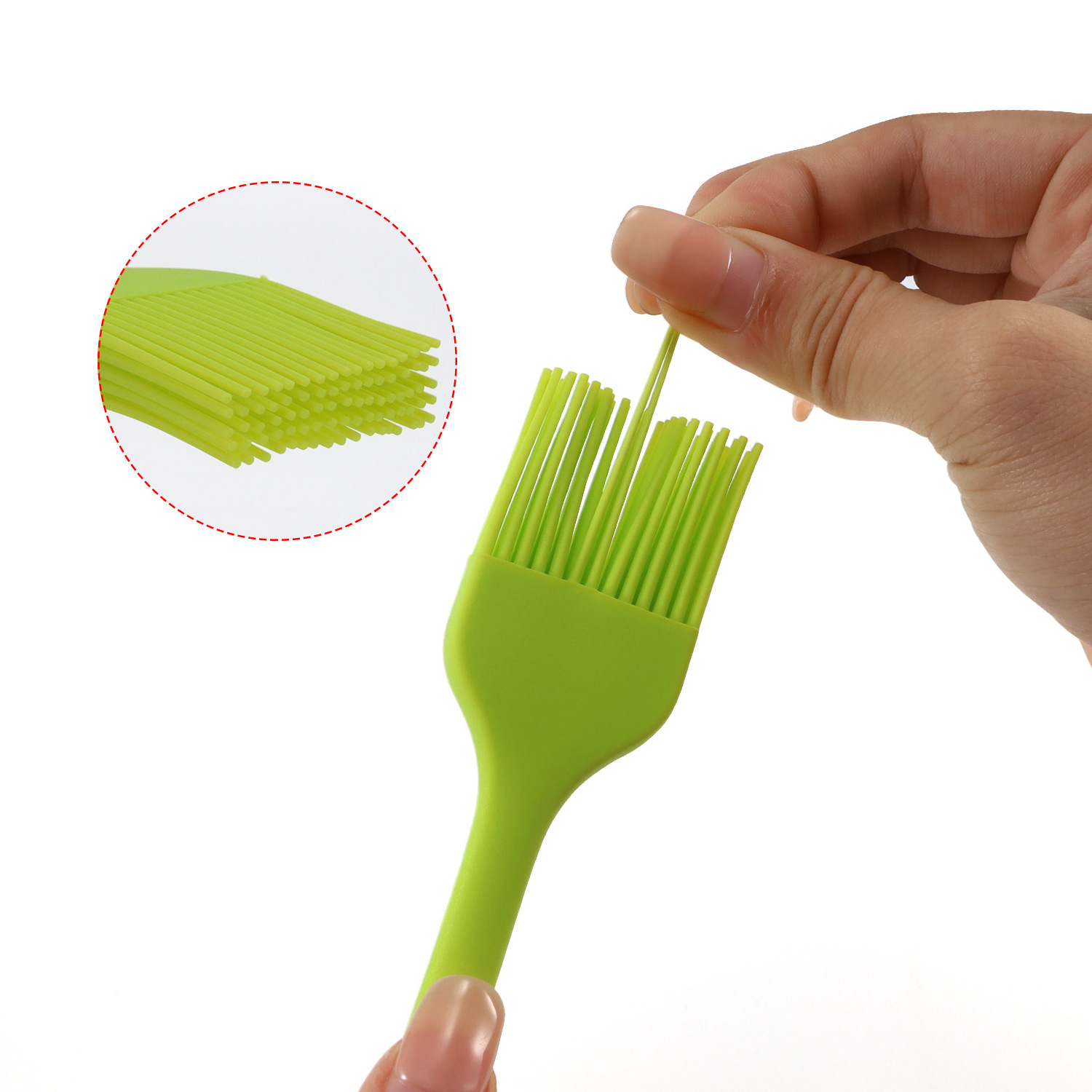 Heat Resistant Butter Oil Spreading Bbq Gadget Kitchen Brush Silicone Pastry Brush Outdoor Bbq Sauce Brush