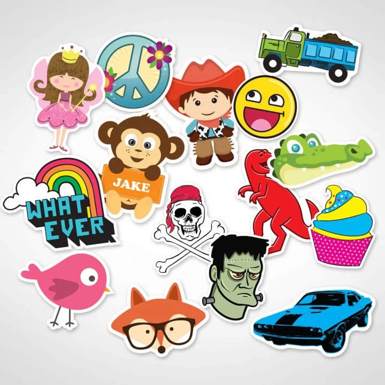 Low Moq Customized Vinyl Stickers With Split Back Waterproof Die Cut Vinyl Stickers Easy To Peel