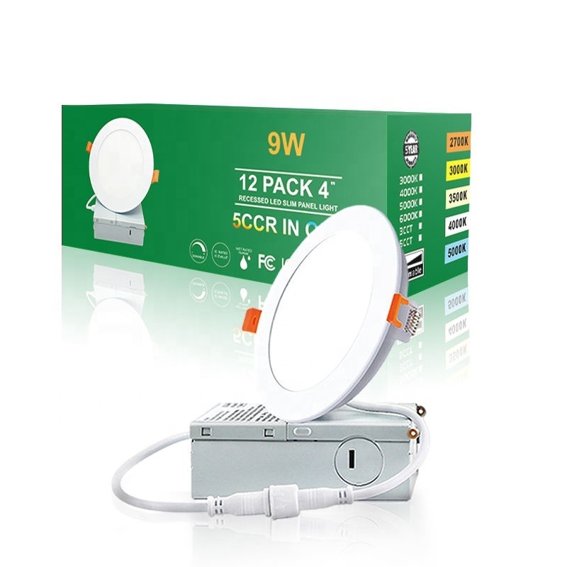 Round 9W 12W Ultra-Slim Led Lamp Recessed LED Panel Light and Night Light for Bedroom Living Room