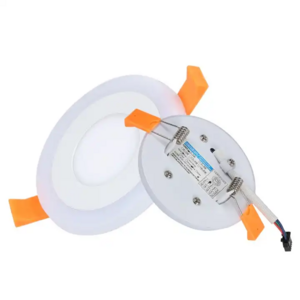 Factory Price 6+3w Fashion Double Color Surface Mounted led panel light Round  Ceiling Panel Light