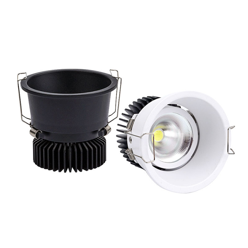 Wholesale Hight Quality Flicker-free Driver Downlight Triac Dim Spot Lights 5W 7W 9W 12W 15W 20W 25W Dimmable Led Spotlights