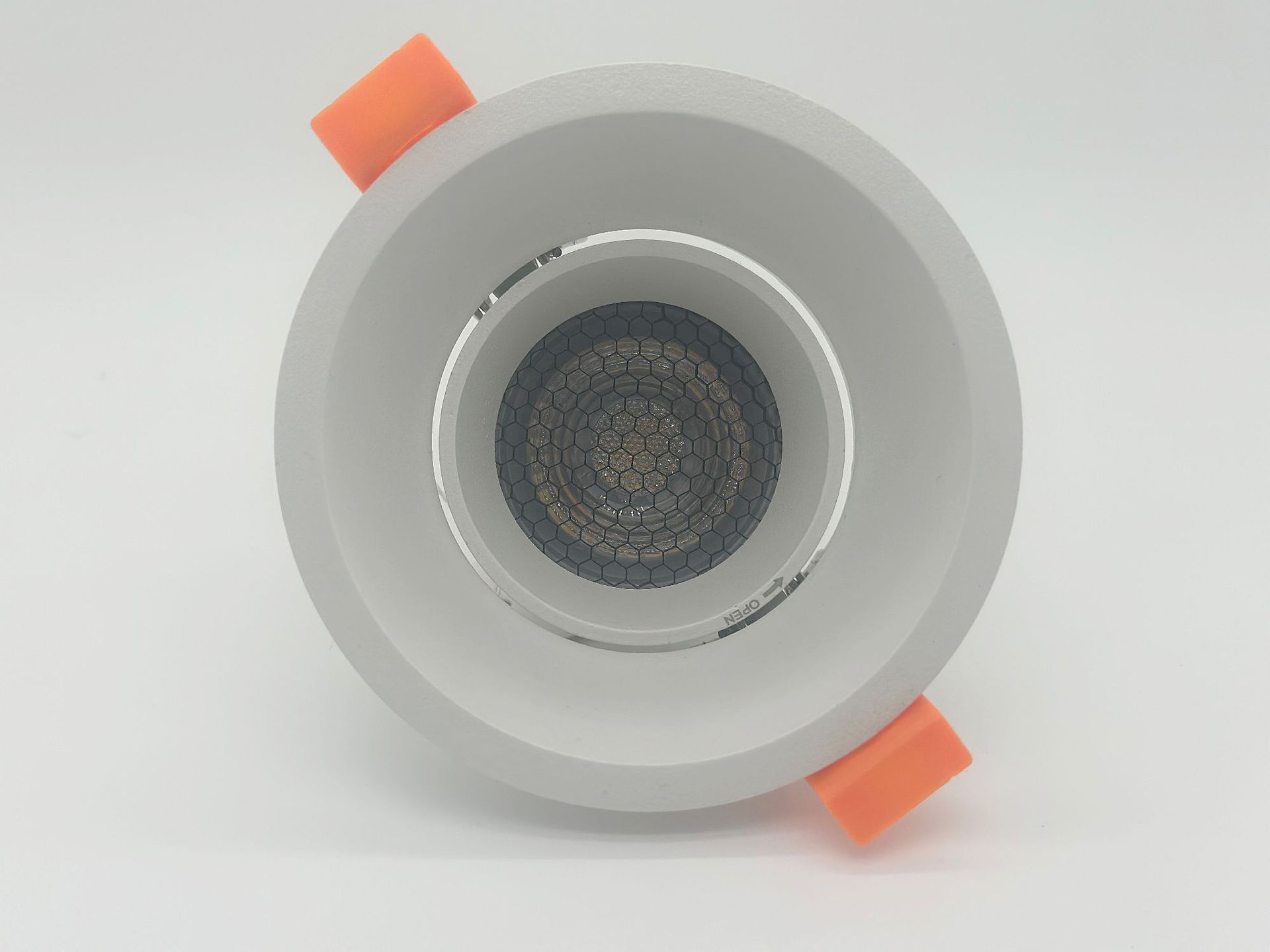 New recessed GU10 Mr16 plastic white round shape fixture frame LED spot light housing