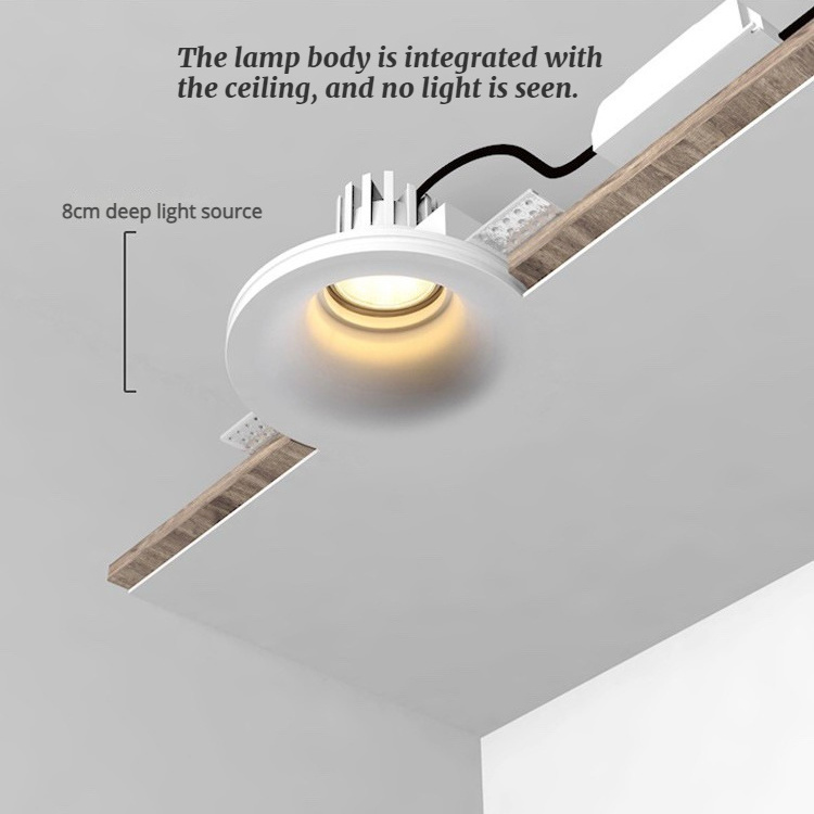 Hot Selling Indoor Ceiling Recessed Downlight 7watt 10watt Led Gypsum Light