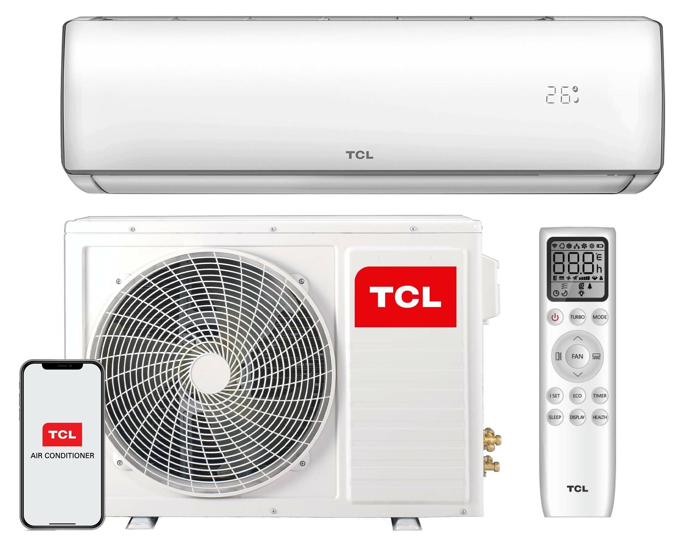 TCL XA71I TAC-09CHSD/XA71I Split Air Conditioner 9000-12000-18000-24000 btu R32