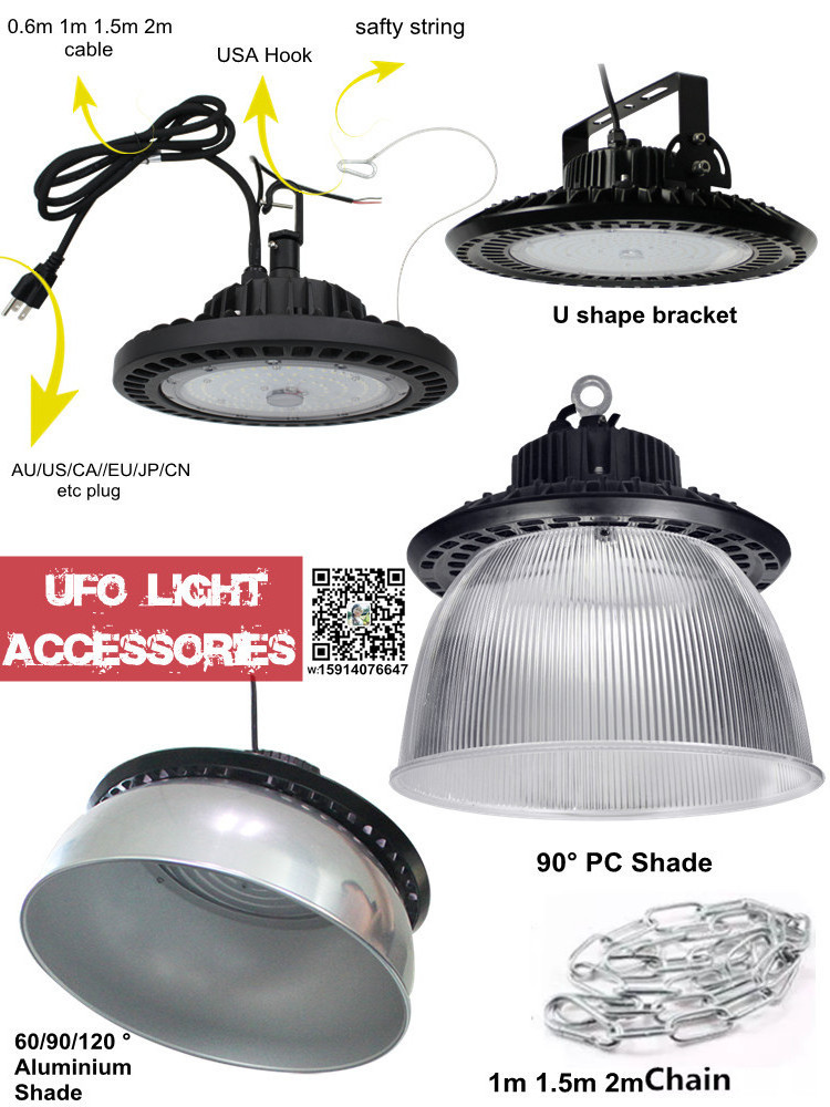 19 year Factory Stable quality high bay led light 100w 150w 200w 240w ETL DLC SAA CB IP65 UFO highbay dimmable warehouse lamp