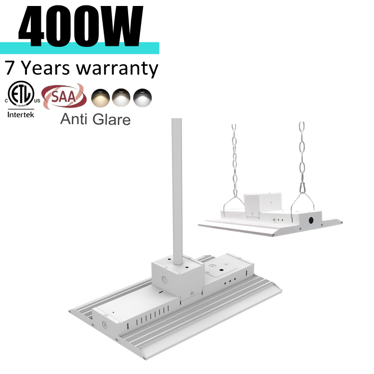 led linear high bay light 90 degree honeycomb lens anti glare FCC ETL North america high ceiling pendant led luminaires 300w