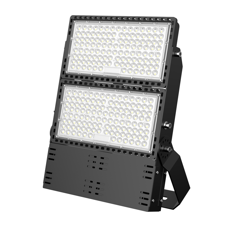 led outdoor stadium lighting 400w 500w 600w 1000w ETL CE  Intertek certified black shell super bright high mast led flood light