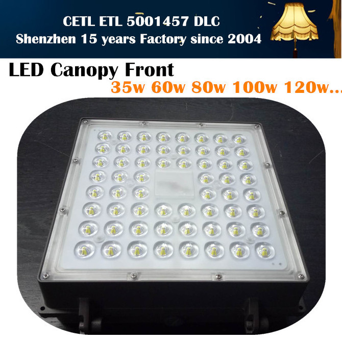 Motion sensor SAA TUV CE GS ETL DLC LED Ceiling Light  60w 80w 100w 120w 140w 150w gas station canopy light bulb