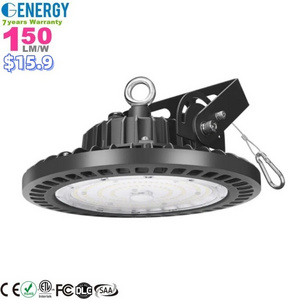 High bright IP65 UFO led high bay light fixture for workshop warehouse industry exhibition shopping mall square