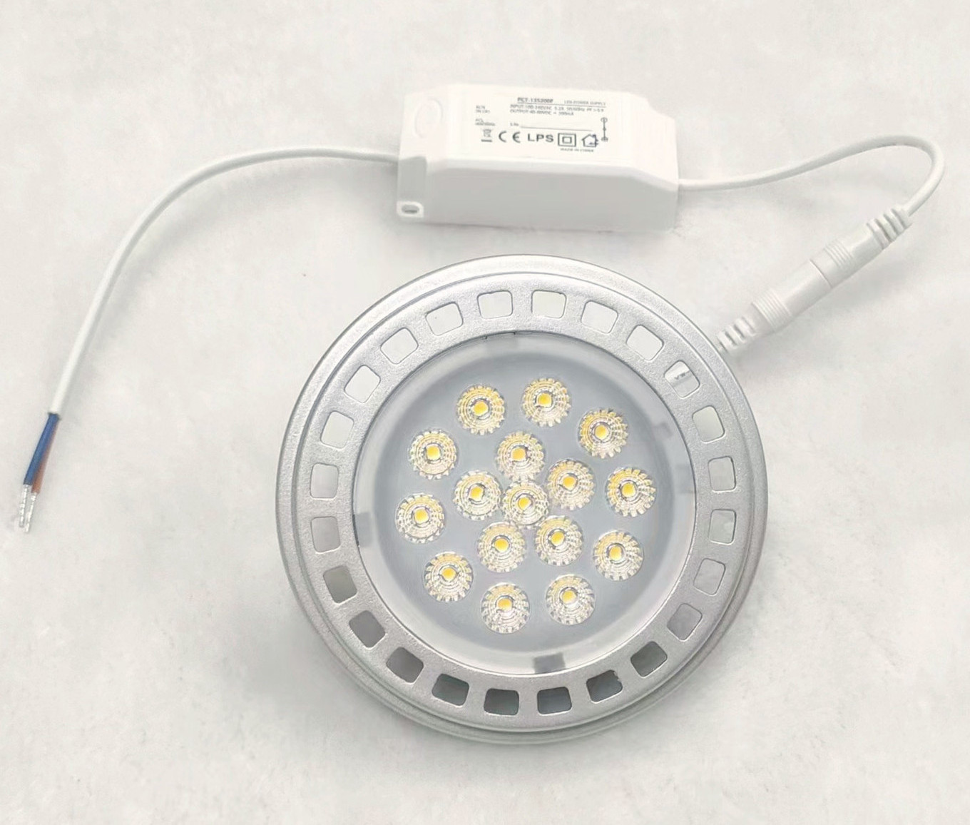 shenzhen led spot light ra90 ar111 led dimmable g53 12 volt qr111 gu10 base 120V  230V 3 years warranty CE Rhos ERP