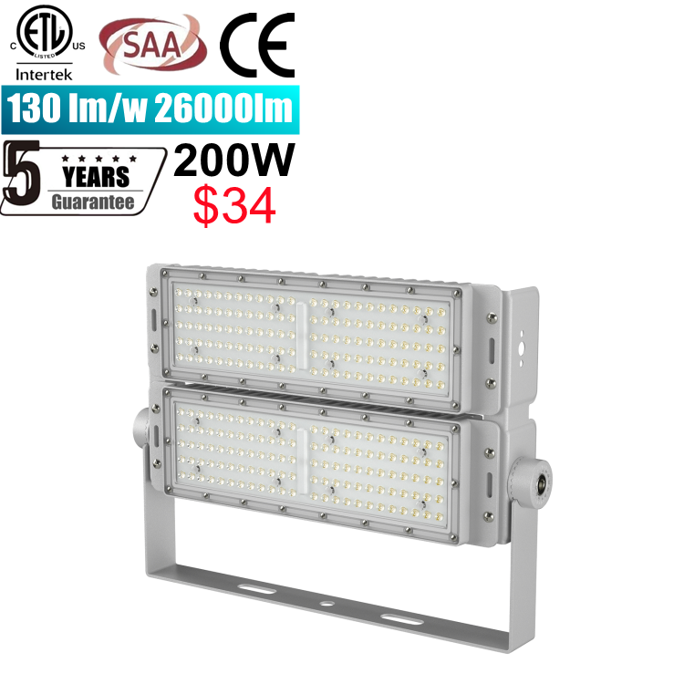 Intertek listed tunnel lighting ip65 100w 200W 300W led flood light good price high quality honest parameter shenzhen led lamp