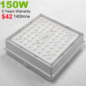 100watt 200watt 240watt led canopy light fixtures 0-10v dimmable 4000k 5000k motion sensor outdoor parking garage lights