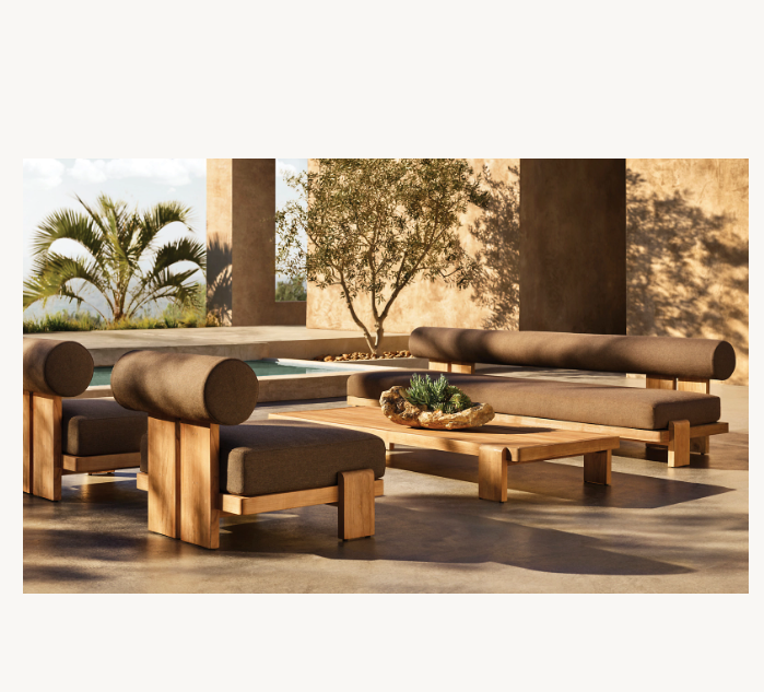 teak outdoor furniture wooden garden furniture patio ultra-deep seats couch sets wood sofas sectionals