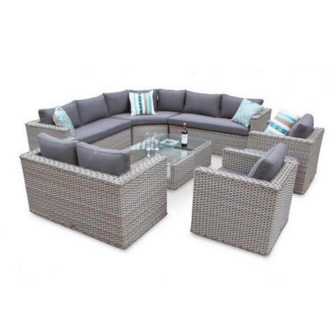 2022 resin wicker modular outdoor patio furniture sets garden sofas