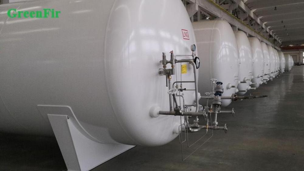 10M3-250M3 Cryogenic Storage Gas Tank LNG Gas Tank Vertical Tank