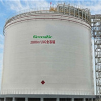 Iran Project Large Capacity Cryogenic Liquid CNG LNG LPG Proprane Atmospheric Cryogenic Storage Tank