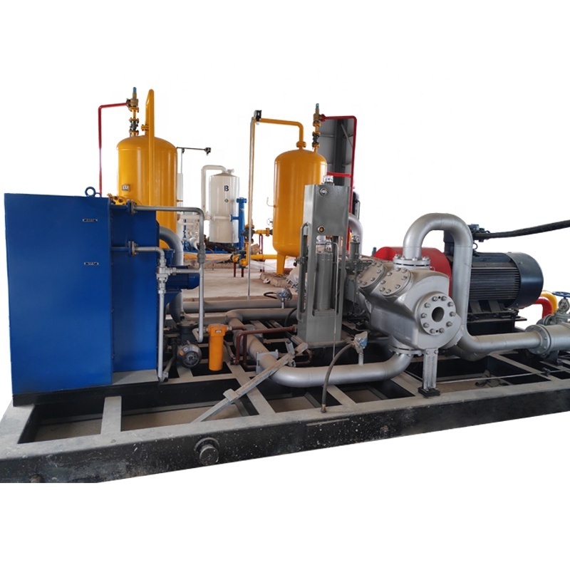 Air Cooling CNG Natural Gas Compressor For Pressure boosting, Used in CNG Filling Station