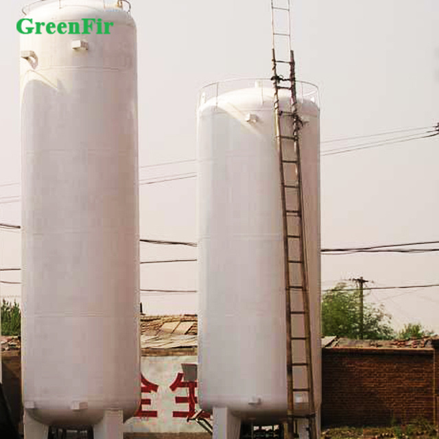 10M3-250M3 Cryogenic Storage Gas Tank LNG Gas Tank Vertical Tank