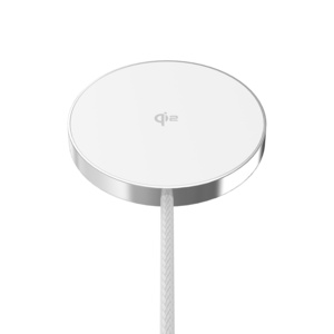 15W Qi2 Wireless Charging Mobile Phone Magnetic Fast Charger with Type-c Integrated Braided Cable For Iphone 15 14 13 12 Series