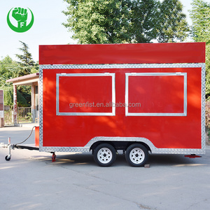 ISO Certificate Food Concession Trailers good food truck bbq trailer for sale