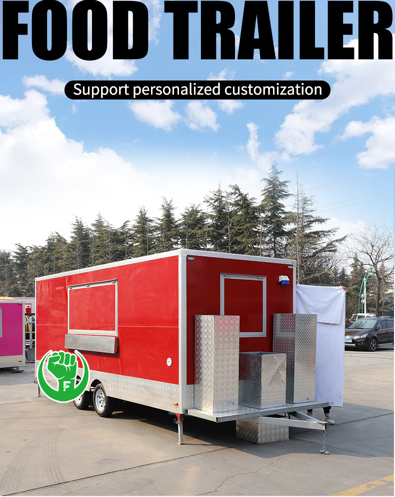 Outdoor mobile food concession trailer cafe truck burrito food truck barbecue food truck