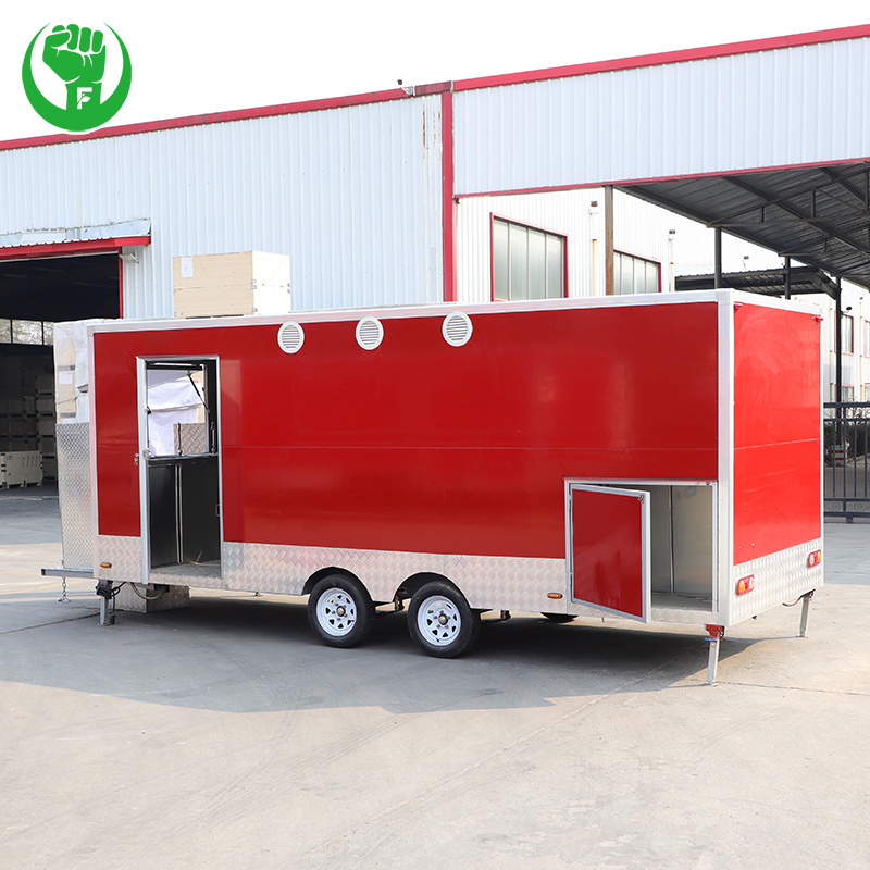 Outdoor mobile food concession trailer cafe truck burrito food truck barbecue food truck