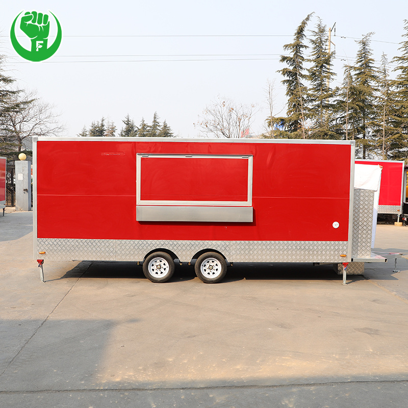 Outdoor mobile food concession trailer cafe truck burrito food truck barbecue food truck