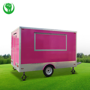 Chinese Made Catering Kebab Coffee Vendor Towing Supplies Support Mobile Cart Small Chicken Food Track Bakery Caravan