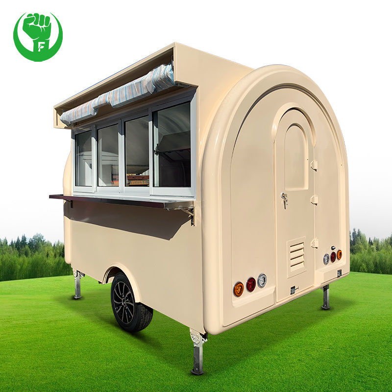 Customized mobile mini food truck Mobile Fast coffee cart trailers