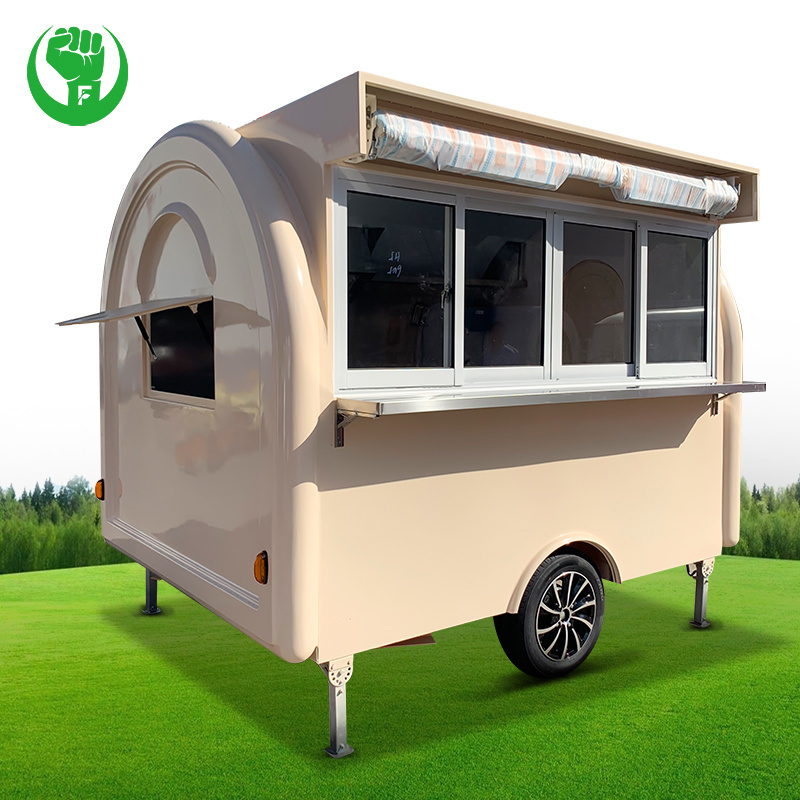 Customized mobile mini food truck Mobile Fast coffee cart trailers