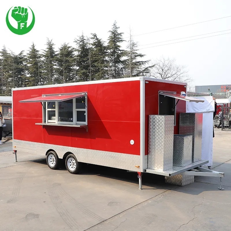 Hot dog truck ice cream food truck fully equipped soft drinks mobile kitchen food trailer