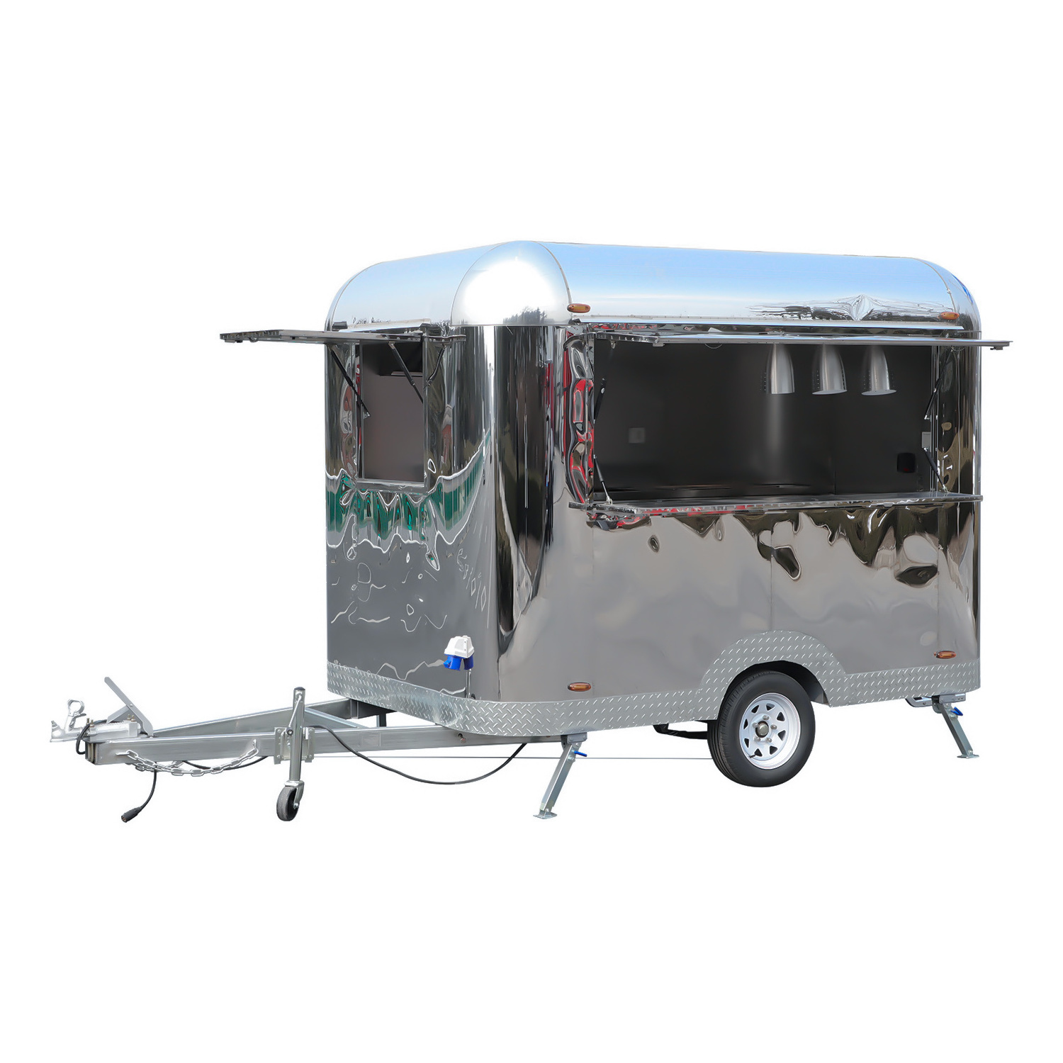 food trucks mobile food trailer beach ice cream cart battery operated food cart