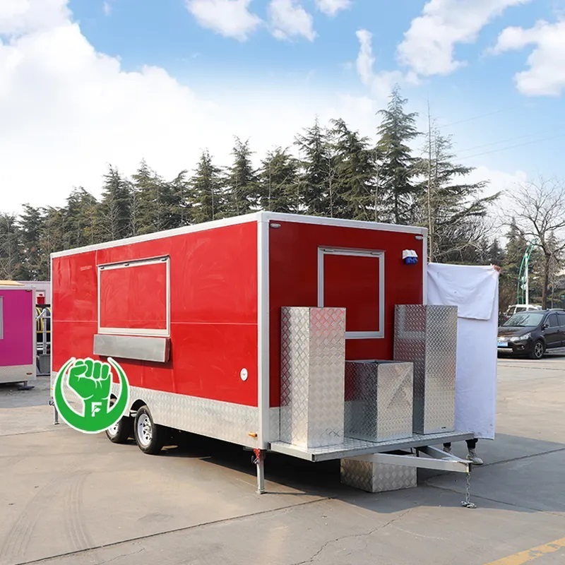 Hot dog truck ice cream food truck fully equipped soft drinks mobile kitchen food trailer