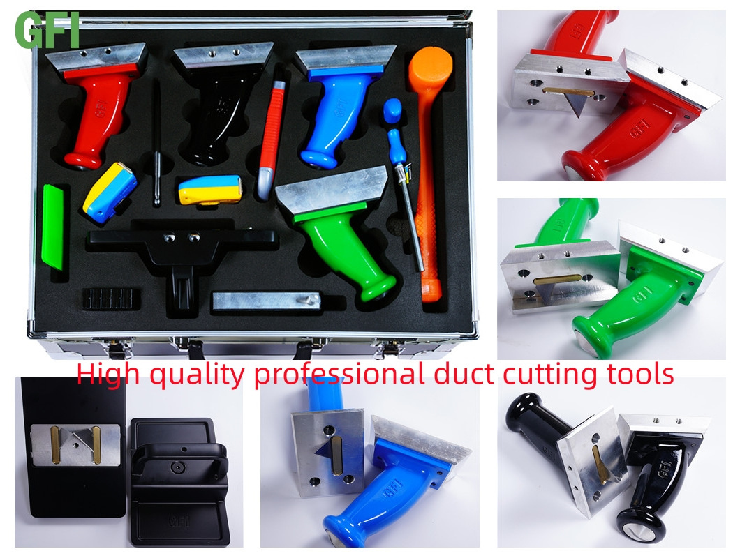 Factory Sale Pre-insulated Foam Air Duct Cutting Fabrication Tool Box for HVAC Duct Tools Phenolic PIR Foam Cutter