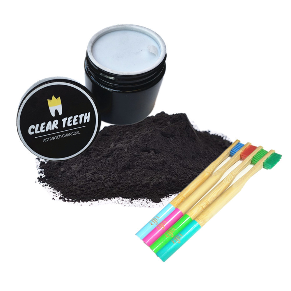 Private label teeth whitening toothpaste organic activated bamboo charcoal teeth whitening powder wholesale factory